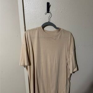 Men's Tan oversized T-Shirt